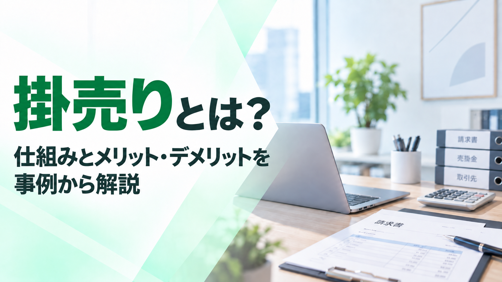 掛売りの仕組みとメリット・デメリットを事例から解説